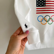 Load image into Gallery viewer, Polo Ralph Lauren Team USA Winter Olympics '26 Hoodie Sweatshirt White 4 NWT
