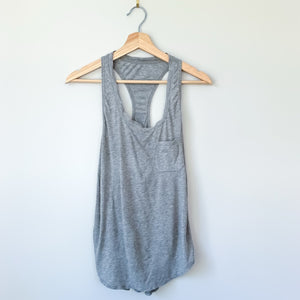 Lululemon Yogi Racerback Relaxed Activewear Tank Top Gray 8