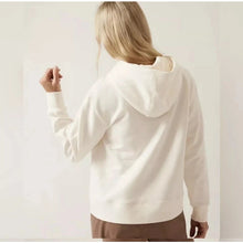 Load image into Gallery viewer, Athleta Retroplush II Pullover Crew Neck Casual Hoodie White L
