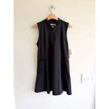 Load image into Gallery viewer, Zella Studio Light Court Tennis 1/4 Zip Activewear Mini Dress Black L NWT
