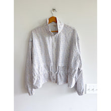 Load image into Gallery viewer, Calia Layered Lightweight Geometric Pattern Golf Activewear Jacket White XL
