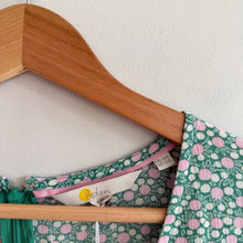 Load image into Gallery viewer, Boden Floral Print V-Neck Balloon Sleeve Maxi Dress Green 12 NWT
