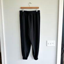 Load image into Gallery viewer, Splendid Naya Silk Mix High Rise Drawcord Waist Jogger Black L NWT
