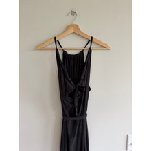 Load image into Gallery viewer, Anthropologie HD in Paris Sleeveless Halter Neck Wide Leg Jumpsuit Gray S
