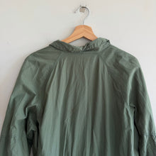 Load image into Gallery viewer, Free People Hannah Cotton Poplin 3/4 Sleeve Mini Shirt Dress Green L
