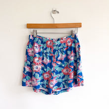 Load image into Gallery viewer, Chubbies Floral Pull On Shorts Hoodie Pullover Set Blue Multi S
