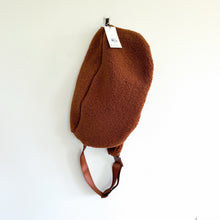 Load image into Gallery viewer, Calia Sherpa Fleece Zip-Around Sling Bag Rocky Mountain Brown Large NWT

