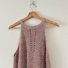 Load image into Gallery viewer, Anthropologie Sleeveless Multicolor Knit Halter Tank Top S
