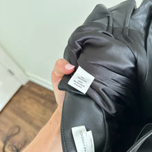 Load image into Gallery viewer, Lovers And Friends Zeal Leather High Rise Belted Paperbag Pants Black S
