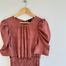 Load image into Gallery viewer, Current Air x Anthropologie Castille Wide Leg Jacquard Floral Jumpsuit Pink XS
