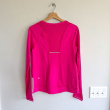 Load image into Gallery viewer, Lululemon Run For Gold Long Sleeve Activewear Top Jewelled Magenta 8 NWT
