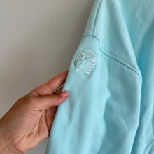 Load image into Gallery viewer, G/FORE &quot;Pray for Birdies&quot; French Terry 1/4 Zip Pullover Blue XS
