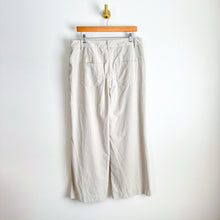 Load image into Gallery viewer, Lululemon City Sleek Utilitech Extra Wide-Leg High Rise Pants Bone 32
