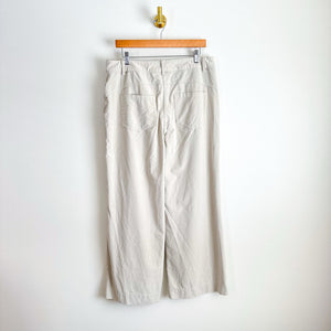 Lululemon City Sleek Utilitech Extra Wide-Leg High Rise Pants Bone 32