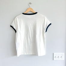 Load image into Gallery viewer, Zadig &amp; Voltaire University Paris Sequin Short Sleeve Graphic Tee White L
