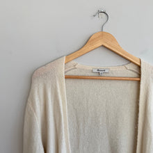 Load image into Gallery viewer, Madewell Cozy Walker Merino Wool Cardigan Sweater Cream XS
