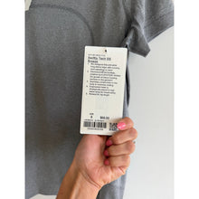 Load image into Gallery viewer, Lululemon Swiftly Tech Short Sleeve Breeze Relaxed Fit Activewear Top Gray 8 NWT
