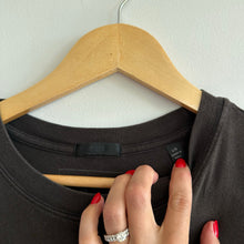 Load image into Gallery viewer, ATM Crew Neck Side Slits Pullover Sleeveless Midi Dress Black L
