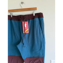 Load image into Gallery viewer, Cotopaxi Abrazo Fleece Colorblock Drawcord Waist Jogger Blue/Brown XXL NWT
