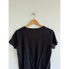 Load image into Gallery viewer, Madewell V-Neck Cropped Pullover Short Sleeve T-Shirt Black S
