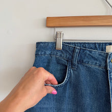 Load image into Gallery viewer, Triarchy Organic Cotton Denim Ms Fonda High Rise Wide Leg Jeans Blue 29
