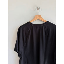 Load image into Gallery viewer, Athleta Effortless Cropped Crew Neck Short Sleeve T-Shirt  Black XL
