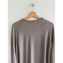Load image into Gallery viewer, Alexander Wang Merino Wool Asymmetric Button Front Cardigan Sweater Gray M

