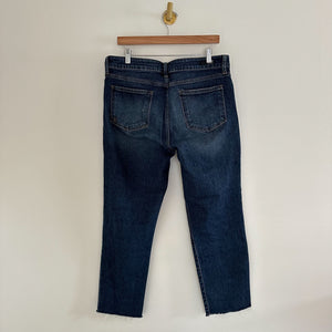 Kut From The Kloth Mid Rise Cropped Jeans Blue 12