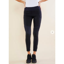 Load image into Gallery viewer, Anatomie The Andrea Contrast-Panel Legging Black S
