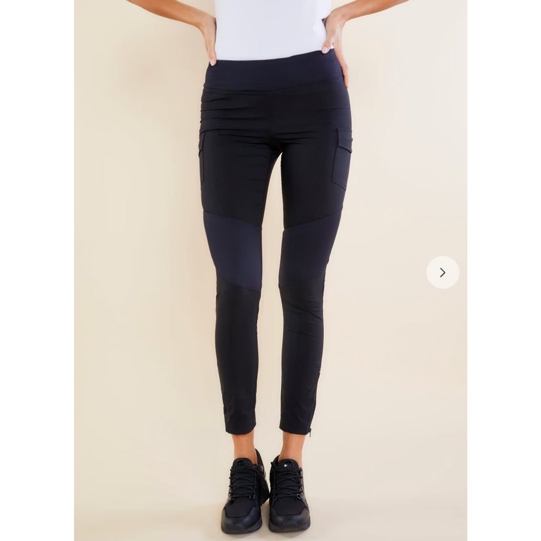 Anatomie The Andrea Contrast-Panel Legging Black S
