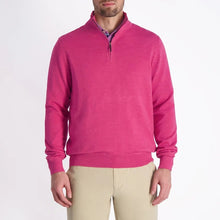 Load image into Gallery viewer, Fairway &amp; Greene Baruffa Merino 1/4 Zip Long Sleeve Windsweater Pink XL
