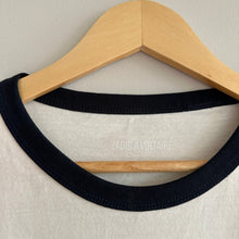 Load image into Gallery viewer, Zadig &amp; Voltaire University Paris Sequin Short Sleeve Graphic Tee White L
