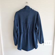 Load image into Gallery viewer, Lululemon Softstreme Cinch Waist Zip Up Jacket True Navy 10

