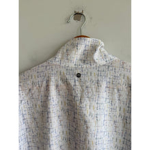 Load image into Gallery viewer, Calia Layered Lightweight Geometric Pattern Golf Activewear Jacket White XL
