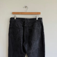 Load image into Gallery viewer, Agolde Lana Mid Rise Button-Fly Front Denim Straight Jeans Black 29

