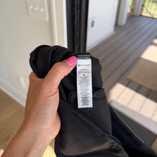 Load image into Gallery viewer, Athleta Delancey Shine Faux Leather Pull On Tight Leggings Black M
