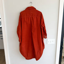 Load image into Gallery viewer, Anthropologie Pilcro Corduroy Button Front Long Sleeve Duster Jacket S
