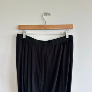 T by Alexander Wang Bubble Hem High Rise Pull On Pencil Skirt Black L