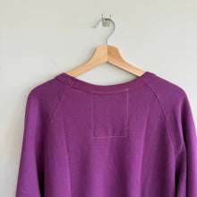 Load image into Gallery viewer, Aviator Nation Bold Fade Relaxed Crew Sweatshirt Purple L NWT
