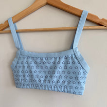Load image into Gallery viewer, Roller Rabbit Stars Keeley Activewear Sports Bra Blue XXS
