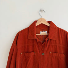 Load image into Gallery viewer, Anthropologie Pilcro Corduroy Button Front Long Sleeve Duster Jacket S
