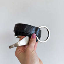 Load image into Gallery viewer, WCM New York Leather Classic Adjustable Toggle Belt Black One Size
