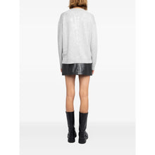 Load image into Gallery viewer, Zadig &amp; Voltaire Cashmere Strass Mirkaz Embellished Knit Button Front Cardigan L

