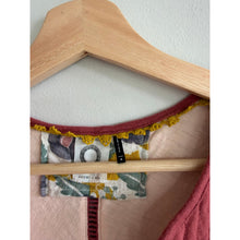 Load image into Gallery viewer, Akemi + Kin Open-Front Long Sleeve Casual Quilted Jacket Pink M
