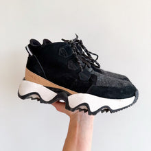 Load image into Gallery viewer, Sorel Kinetic Impact Caribou Waterproof Lace Up Ankle Boots Black 9
