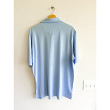 Load image into Gallery viewer, Fairway &amp; Greene Mini Striped Short Sleeve Casual Baltic Polo Shirt Blue XL
