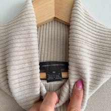 Load image into Gallery viewer, French Connection Babysoft Cowl Turtleneck Pullover Sweater Cream M
