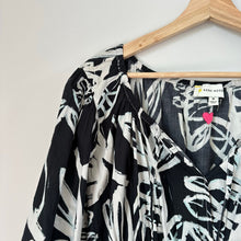 Load image into Gallery viewer, Kerri Rosenthal Harbor Sing Sing Midi Dress Black/White M

