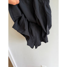 Load image into Gallery viewer, Anrabess Built-In Shorts Smocked Waist Sleeveless Tennis Mini Dress Black M NWT
