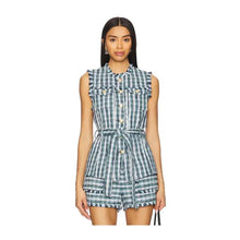 Load image into Gallery viewer, Cinq à Sept Matilda Plaid Tweed Reenee Vest Allen Shorts Matching Set Blue L NWT
